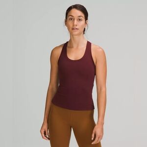 Cool Racerback Short Tank Top *Nulu Red Merlot Size 20